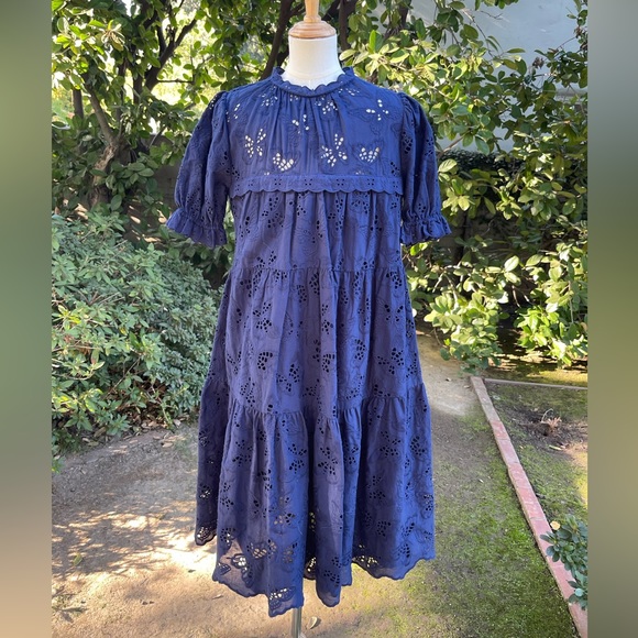 kate spade Dresses & Skirts - Kate Spade Butterfly Eyelet Tiered Dress - size XS